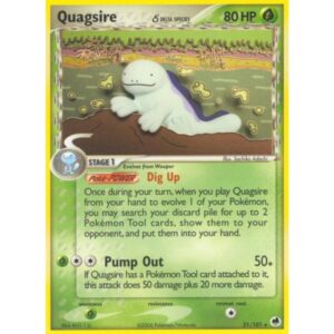 EX Dragon Frontiers - 21/101 - Quagsire Delta Species (rare)