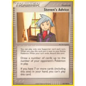 EX Power Keepers - 83/108 - Trainer Supporter Steven's Advice