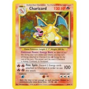 Base Set - 4/102 - Charizard (rare holo)