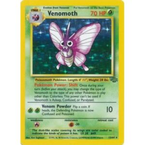 Jungle - 13/64 - Venomoth (NL) (rare holo)