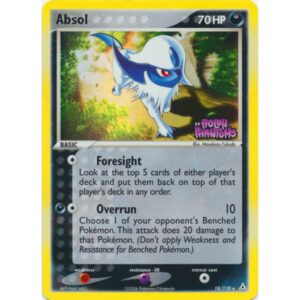 EX Holon Phantoms - 18/110 - Absol (rare reverse holo)