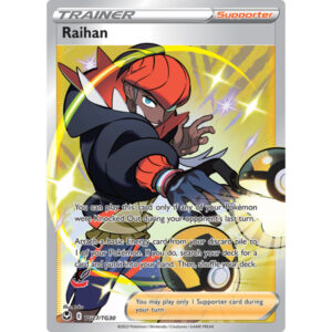 Silver Tempest – TG27/TG30 – Trainer Support Raihan (ultra rare)