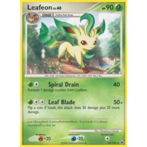 Majestic Dawn - 24/100 - Leafeon (rare holo)