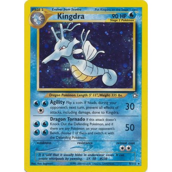 Neo Genesis - 8/111 - Kingdra (rare holo)