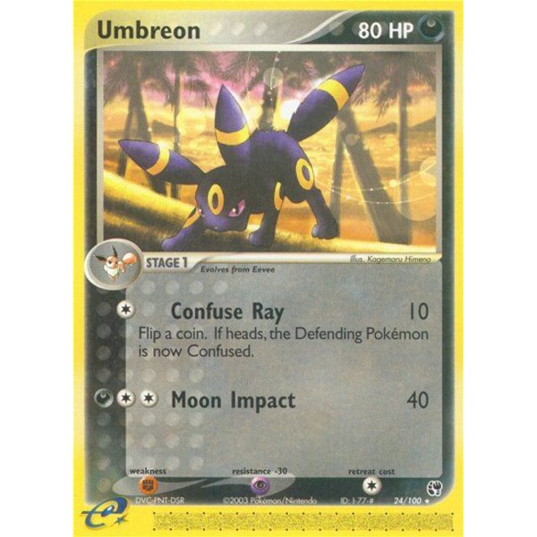 EX Sandstorm - 24/100 - Umbreon (rare)