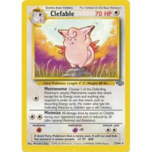 Jungle - 17/64 - Clefable (NL) (rare) 1e Edition