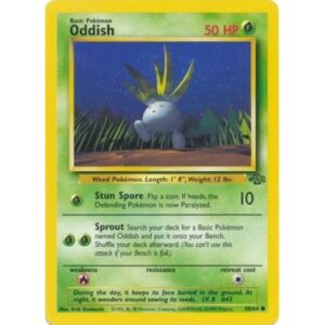 Jungle - 58/64 - Oddish (NL) 1e Edition