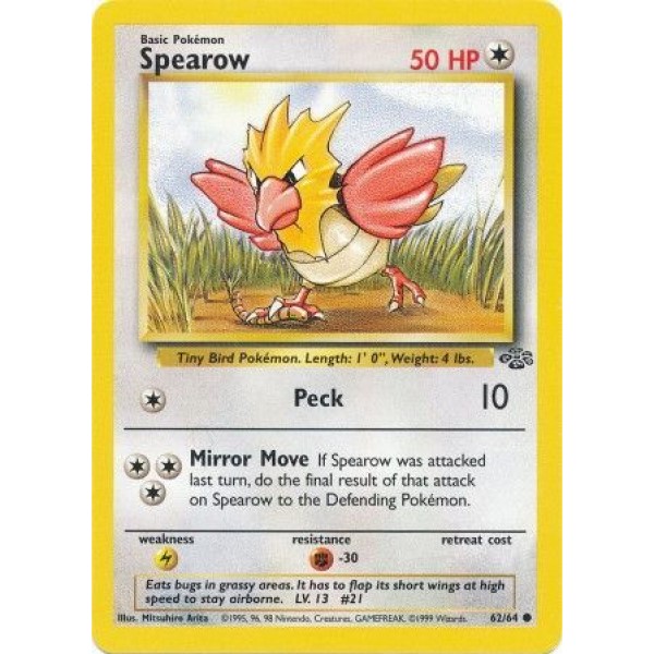 Jungle - 62/64 - Spearow (NL) – 1e Edition