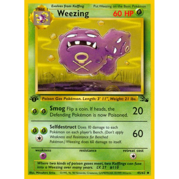 Fossil - 45/62 - Weezing (NL) – 1e Edition