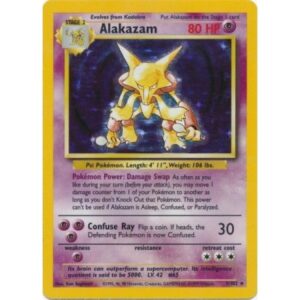 Base Set - 1/102 - Alakazam (rare holo)