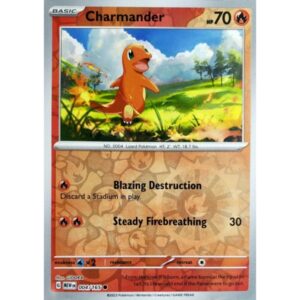 Pokemon 151 - 004/165 - Charmander (reverse holo)