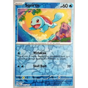 Pokemon 151 - 007/165 - Squirtle (reverse holo)