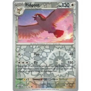 Pokemon 151 - 018/165 - Pidgeot (reverse holo)