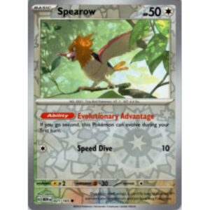 Pokemon 151 - 021/165 - Spearow (reverse holo)
