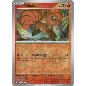 Pokemon 151 - 037/165 - Vulpix (reverse holo)