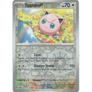 Pokemon 151 - 039/165 - Jigglypuff (reverse holo)