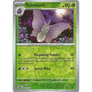 Pokemon 151 - 049/165 - Venomoth (reverse holo)