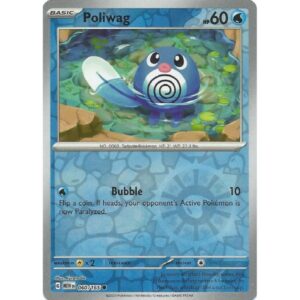Pokemon 151 - 060/165 - Poliwag (reverse holo)