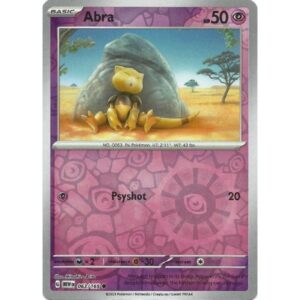 Pokemon 151 - 063/165 - Abra (reverse holo)