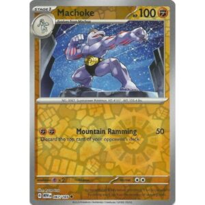 Pokemon 151 - 067/165 - Machoke (reverse holo)