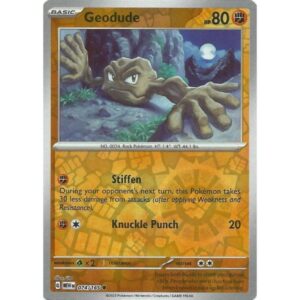 Pokemon 151 - 074/165 - Geodude (reverse holo)