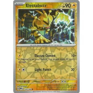 Pokemon 151 - 125/165 - Electabuzz (reverse holo)