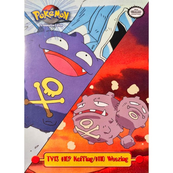 Topps - TV13 #109 Koffing / #110 Weezing