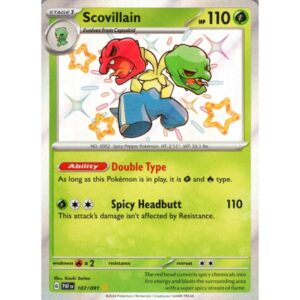 Paldean Fates - 107/091 - Scovillain (shiny rare)