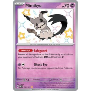 Paldean Fates - 160/091 - Mimikyu (shiny rare)