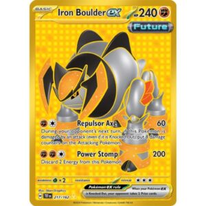 Temporal Forces - 217/162 - Iron Boulder Future EX (secret rare)