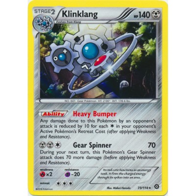 Steam Siege - 73/114 - Klinklang (rare holo)