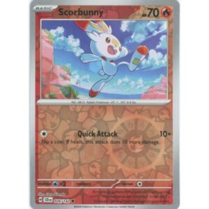 Stellar Crown - 026/142 - Scorbunny (reverse holo)