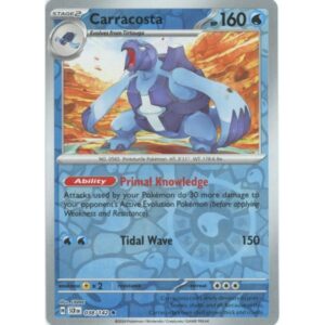 Stellar Crown - 038/142 - Carracosta (rare reverse holo)