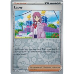 Stellar Crown - 139/142 - Trainer Lacey (reverse holo)