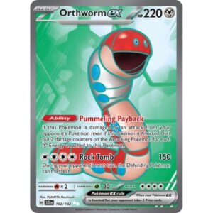 Stellar Crown - 162/142 - Orthworm EX (ultra rare)