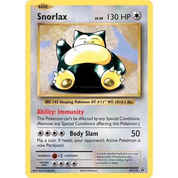 XY Promo - XY179 - Snorlax (holo)