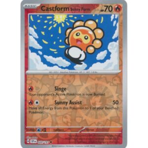 Surging Sparks - 020/191 - Castform Sunny Form (reverse holo)