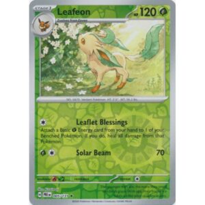 Prismatic Evolutions - 005/131 - Leafeon (rare reverse holo)