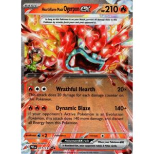 Prismatic Evolutions  - 017/131 - Hearthflame Mask Ogerpon EX (double rare)