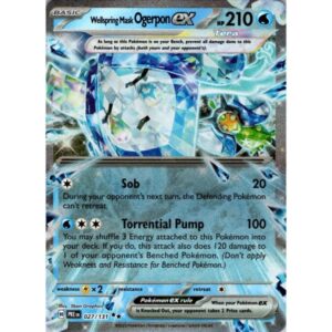 Prismatic Evolutions  - 027/131 - Wellspring Mask Ogerpon EX (double rare)