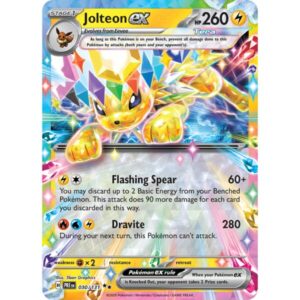 Prismatic Evolutions  - 030/131 - Jolteon EX (double rare)