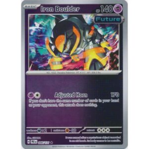 Prismatic Evolutions - 046/131 - Iron Boulder (rare reverse holo)
