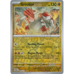 Prismatic Evolutions  - 049/131 - Groudon (rare reverse holo)