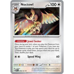 Prismatic Evolutions  - 078/131 - Noctowl (rare holo)