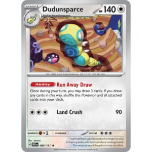 Prismatic Evolutions - 080/131 - Dudunsparce (rare holo)