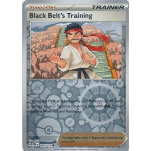 Prismatic Evolutions - 098/131 - Trainer Black Belt's Practice (Sinnoh) (reverse holo)