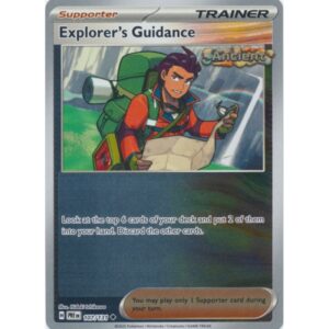 Prismatic Evolutions  - 107/131 - Trainer Explorer's Guidance (reverse holo)