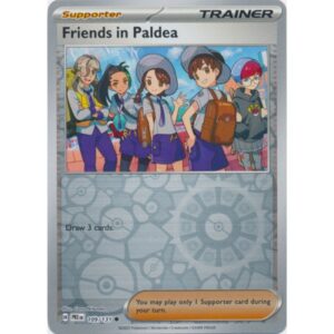 Prismatic Evolutions  - 109/131 - Trainer Friends in Paldea (reverse holo)