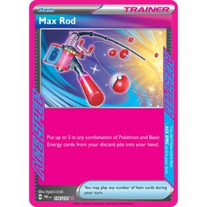 Prismatic Evolutions  - 116/131 - Trainer Max Rod (ace rare)