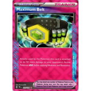 Prismatic Evolutions  - 117/131 - Trainer Maximum Belt (ace rare)